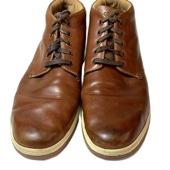 Cole Haan Vartan 2.0 Midcut Woodbury  Brown Leather Sneaker Boot Size 12M - Picture 5 of 16